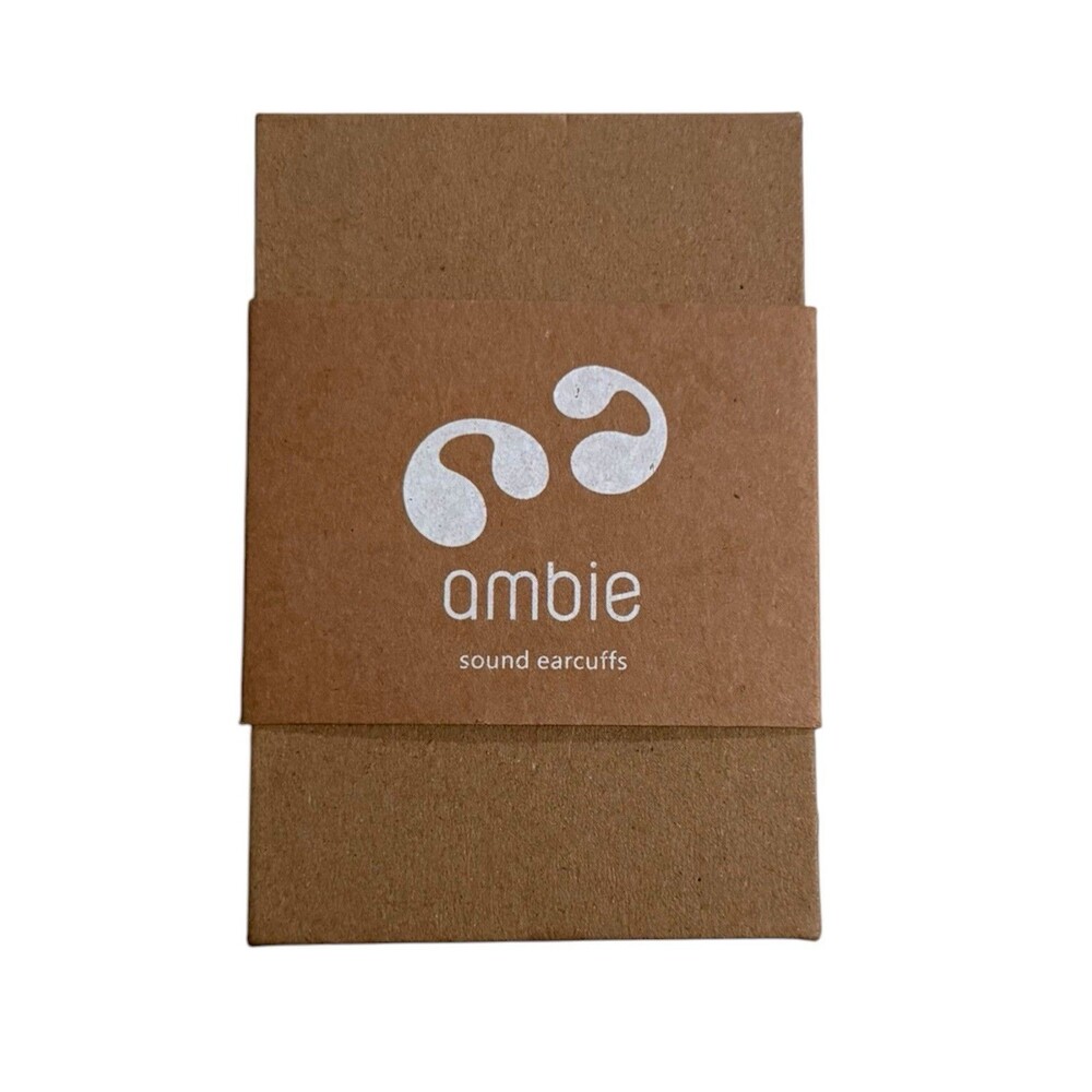Ambie Earcuffs Earbuds Open-ear Wireless White with Charging Case With Covers